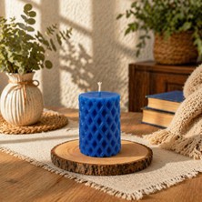 En Art Çilek Kokulu Petek Mum | El Yapımı Soya Parafin Dekoratif Mum 7 cm (Renk Seçenekli)