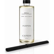 Capeso Pumpkin Bal Kabağı  250 ml Çubuklu Oda Kokusu Yedek Şişe (Refill) – 5 Adet Çubuk Seti Dahil