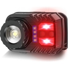 Senson PS-571 Sensör Xpg Cob LED USB Şarj Edilebilir Lityum Pilli Zoomlu Kafa Lambası