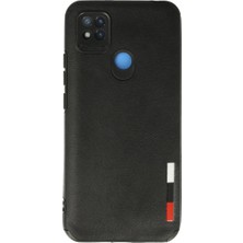 Senson Xiaomi Redmi 9c Kılıf Loop Deri Silikon - Siyah