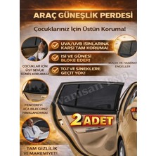 Ankaflex Exp 2 Adet Araba Gölgelik Araç Yan Cam Güneşlik Oto Perde Güneşliği Anne Bebek Çocuk Arka Cam Emzirme Örtüsü