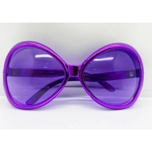 Senson Mor Renk Yeşilçam Nostalji 80LI Yıllar 90LI Yıllar Parti Gözlüğü  7X16 cm