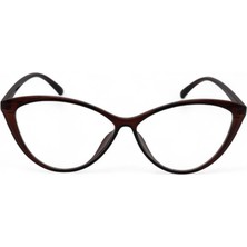 Elif Engin Blue Protect Cat-Eye Ekran Gözlüğü – Bordo