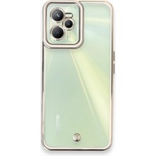 Senson Realme C35 Kılıf Liva Lens Silikon - Beyaz