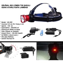 Senson Orjinal 800 Lümen T6 Şarjlı Kafa Feneri  WT-265