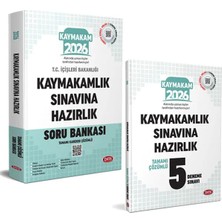 Data Yayınları 2026 Kaymakamlık Sınavına Hazırlık Deneme ve Soru Bankası Seti