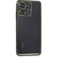 Senson Realme C53 Kılıf Razer Lensli Silikon - Yeşil