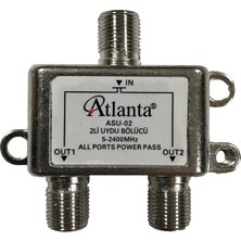 Atlanta ASU-02 1/2 2li Uydu Bölücü Splitter 5-2400 MHz