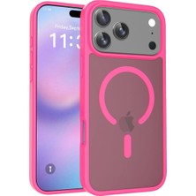 Senson Joko Apple Iphone 17 Pro Max Jota Magsafe Kapak - Rose