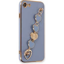 Senson Apple Iphone 7 Kılıf Esila Silikon - Gri