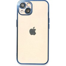 Senson Apple Iphone 14 Kılıf Razer Lensli Silikon - Açık Mavi