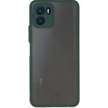 Senson Vivo Y15S Kılıf Montreal Silikon Kapak - Yeşil