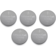 Senson Yuma CR2016 Süper Lityum 3V 5’li Kart Düğme Pil