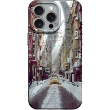Senson Apple Iphone 15 Pro Max Kılıf Crew Desenli Kapak - Galata Kulesi