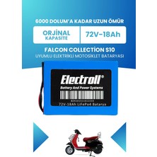 Electroll Falcon Collection S10 Batarya (Standart Kapasite) Lifepo4 72V 18AH Elektrikli Motosiklet Bataryası