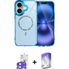 DS LLC Ieg™ iPhone 17 Kılıf Kıvılcım Form Prime - Siyah Bilvis 5in1 3D Magic Cam Ekran Koruyucu + A�
