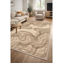 Lioara Home Modern Desen Dijital Baskılı Halı – Kaymaz Taban, Leke Tutmaz, Salon & Oturma Odası Için