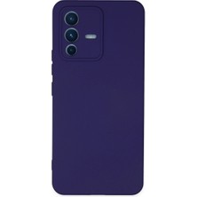 Senson Vivo V23 5g Kılıf Nano Içi Kadife Silikon - Mor