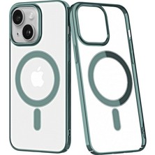 Senson Apple Iphone 14 Plus Kılıf Element Magneticsafe Sert Kapak - Köknar Yeşili