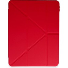 Senson Xiaomi Pad 6 Kılıf Kalemlikli Mars Tablet Kılıfı - Kırmızı