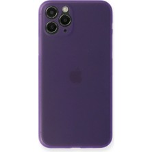 Senson Apple Iphone 11 Pro Max Kılıf Pp Ultra Ince Kapak - Mor