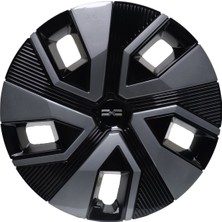 Jant Kapağı Kırılmaz 16" Siyah-Gri Dacia Sandero Yeni Model (1 ADET)