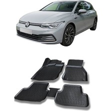 Vw Golf 8 (Manual Vites) 2019-2023 Arası 3D Havuzlu Araca Özel Paspas Takımı
