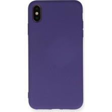 Senson Apple Iphone Xs Max Kılıf Nano Içi Kadife Silikon - Mor