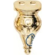 Senson Minare Ahşap, Sunta Sandık Ayağı, Kutu Ayak 3 cm - Sarı