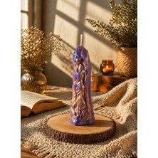 En Art Soyut Kadın Figürlü Mum – El Yapımı Soya Parafin Dekoratif Mum (Aromasız, Renk Seçenekli)