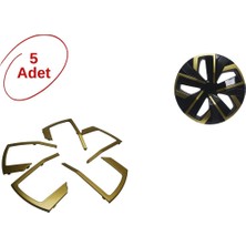 Jant Kapağı Çıtası Gold (5 Adet)