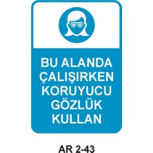 Outdoor One İŞ GÜVENLİĞİ UYARI LEVHASI 1 ADET PVC 21 X 29CM