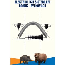 Atlas Ürünleri Elektrikli Çit Kapı Yayı Seti – Dayanıklı ve Kolay Kurulum