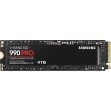 Samsung 990 Pro 4 Tb 7450/6900MB/S Nvme Pcıe M.2 SSD MZ-V9P4T0BW