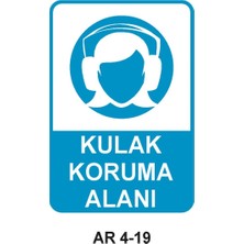 Outdoor One KULAK KORUMA ALANI KADIN FİGÜRLÜ İŞ GÜVENLİĞİ UYARI LEVHASI 1 ADET PVC 21 X 29CM