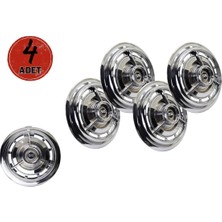 Jant Kapağı Kırılmaz SS Model 16" ABS Krom Paslanmaz 4'lü (TAKIM OLARAK)