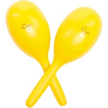 Opus PM-3YL Plastik Saplı Marakas - Büyük Boy Sarı