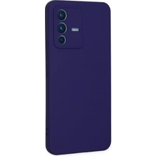 Pileli Store Newface Vivo V23 5g Kılıf Nano Içi Kadife Silikon - Mor