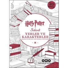 Alvera Harry Potter Sihirli Yerler ve Karakterler - Kartpostal Boyama Kitabı