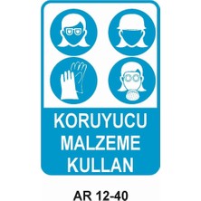 Outdoor One İŞ GÜVENLİĞİ UYARI LEVHASI 1 ADET PVC 21 X 29CM