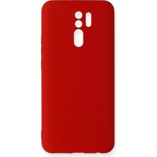 Senson Xiaomi Redmi 9 Kılıf Nano Içi Kadife Silikon - Kırmızı