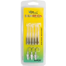 Han Fishing Hanfish SANDEEEL 8 cm 5.2 gr Silikon Yem #RENK:Silver Bait