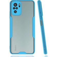 Senka Newface Redmi Note 10 Kılıf Platin Silikon - Mavi