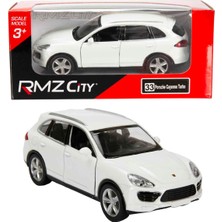 1:32 Rmz City Jeep Serisi Die Cast Çek Bırak Model Araba - Beyaz Porsche Cayenne Turbo