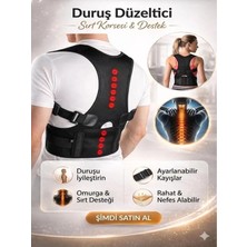 Ankaflex Exp Ayarlanabilir Manyetik Mıknatıslı Dikduruş Korsesi Medikal orrtopedik Dik Durma kaambur Korsesi