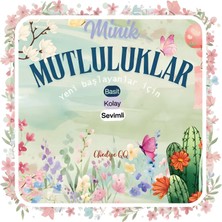 M&H Coloring Minik Mutluluklar - 21X21 cm Boyama Kitabı, Çocuk ve Yetişkinler Için