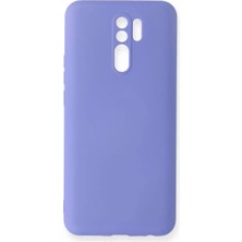 Senka Newface Redmi 9 Kılıf Nano Içi Kadife Silikon - Lila