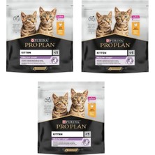 Pro Plan Kitten Yavru Tavuklu Kedi Kuru Mama 400 Gr. x 3 Adet