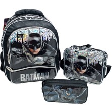 TMN Batman Okul, Beslenme ve Kalem Çantası 3'Lü Set