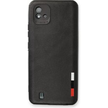 Senka Newface Realme C11 2021 Kılıf Loop Deri Silikon - Siyah